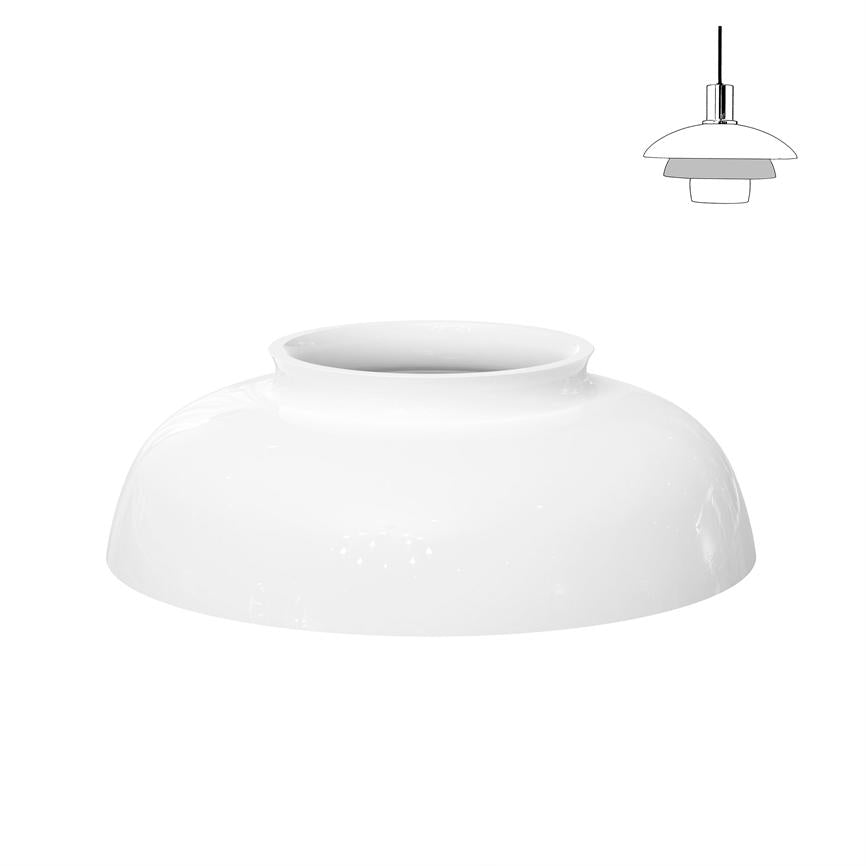 Morph Pendelleuchte Ersatzglas Mittelschirm Ø21