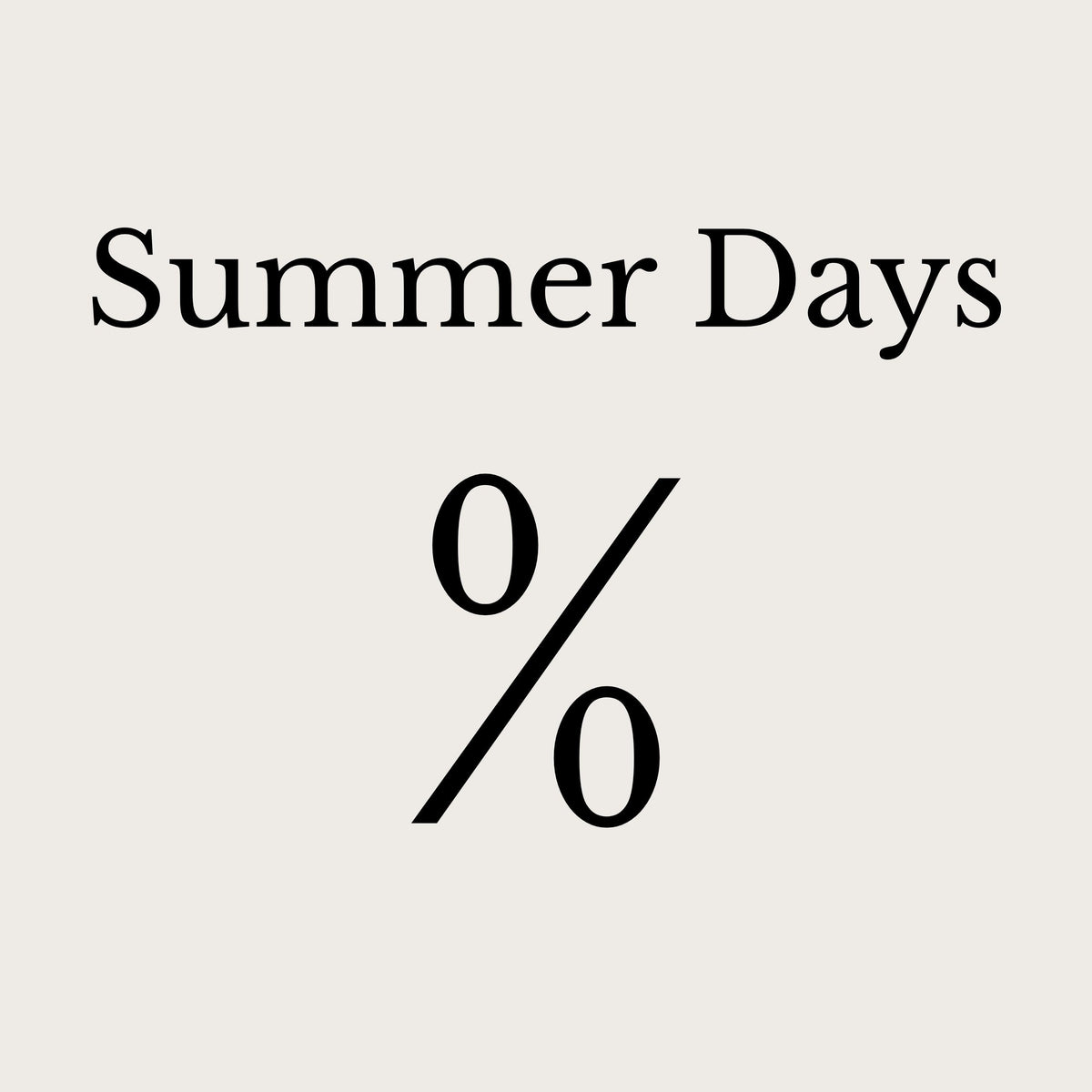 Summer Days