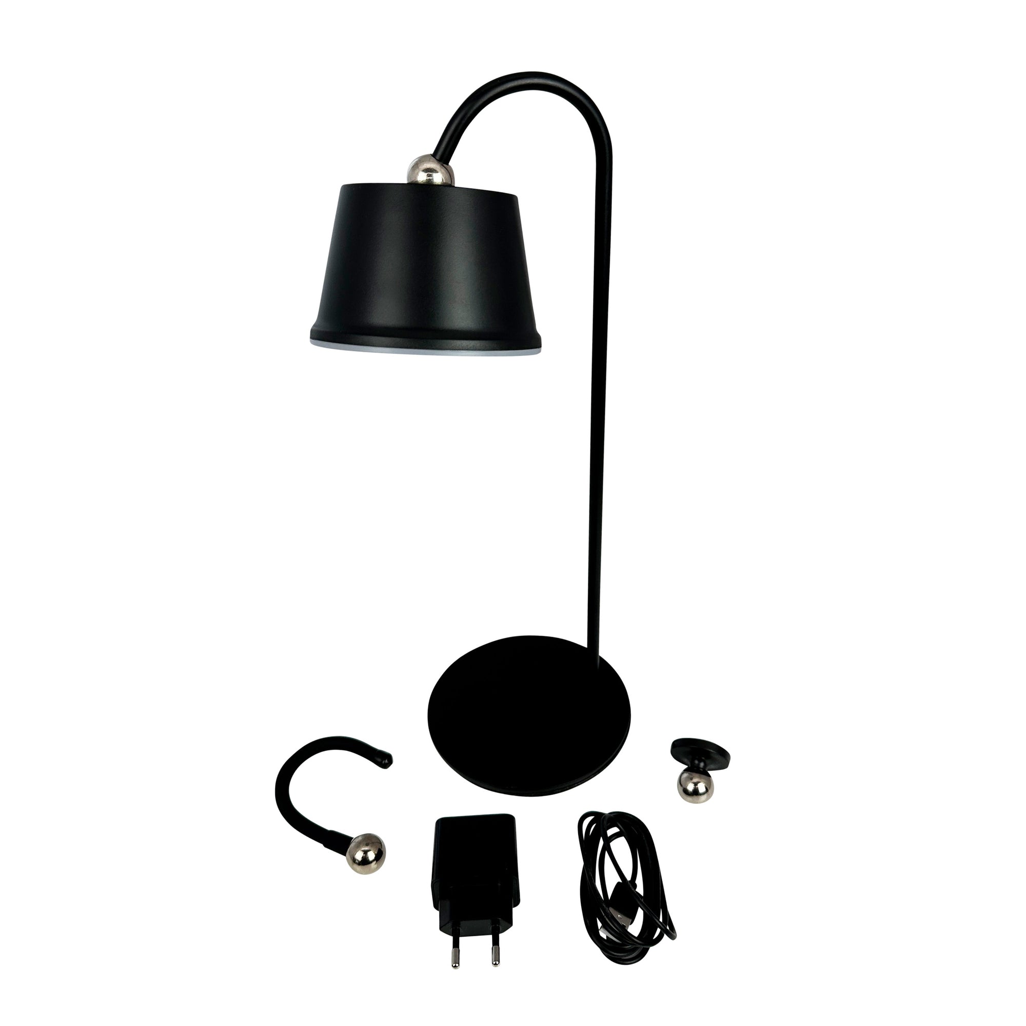 POP LED Wiederaufladbare Tischlampe - Schwarz