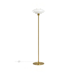 DL31 Gulvlampe - Opal/Messing