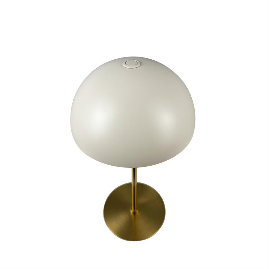 Along LED Mini Tischlampe 2 Stück - Beige/Brass