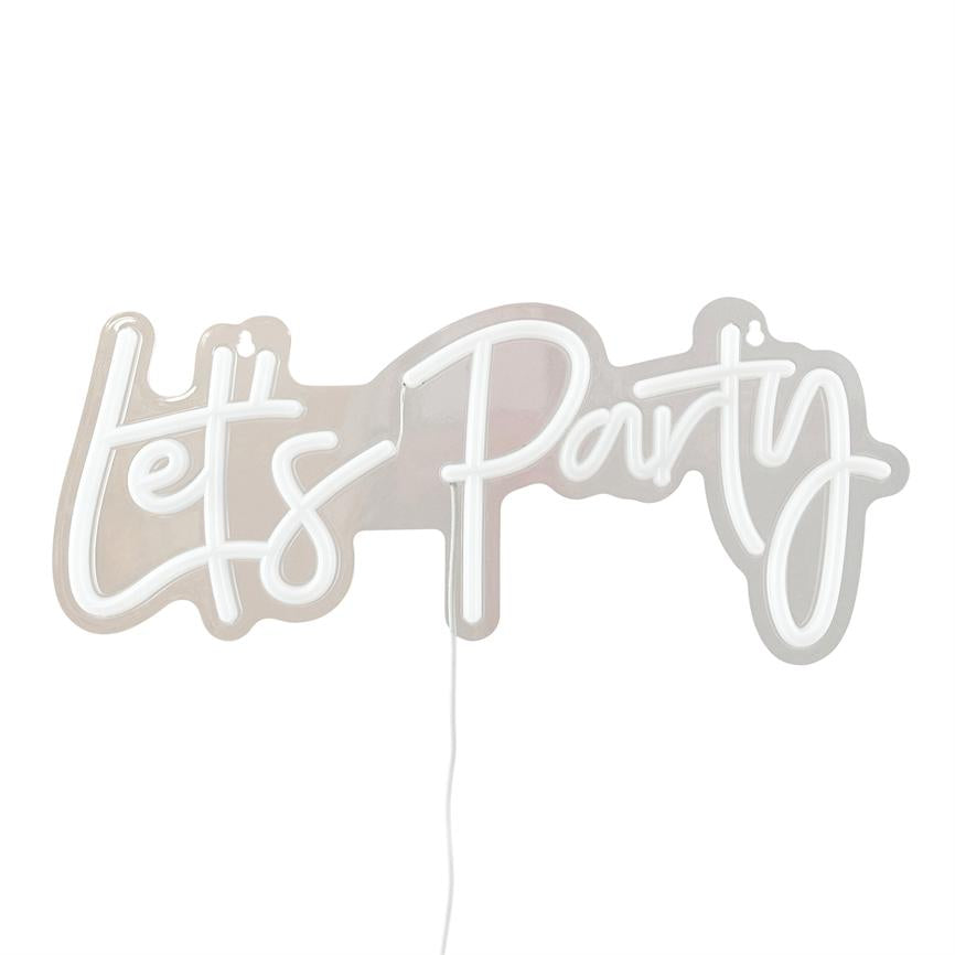 LED Skilt - Lets Party