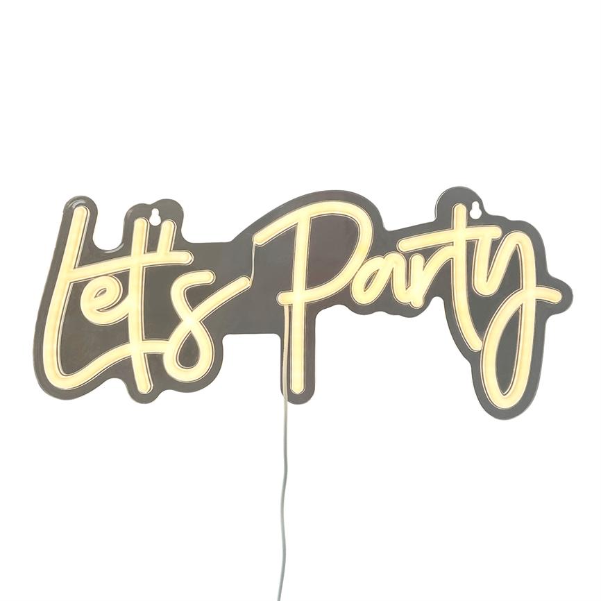 LED Skilt - Lets Party
