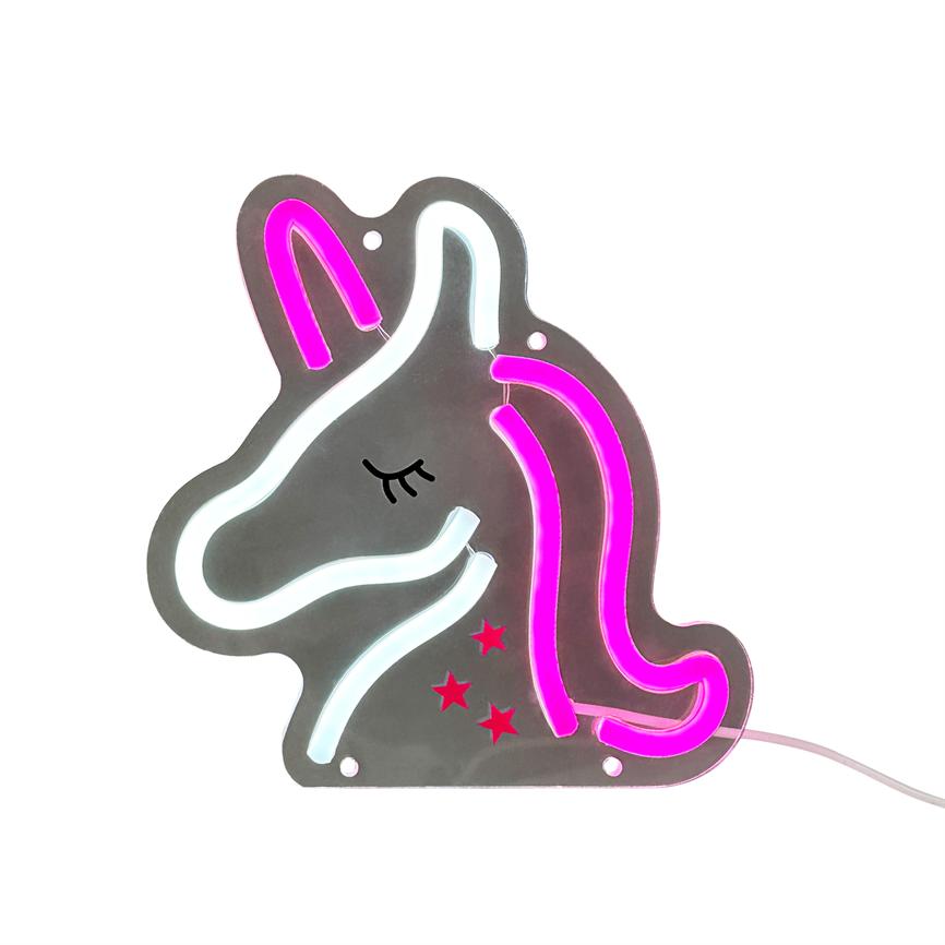 LED Skilt - Unicorn