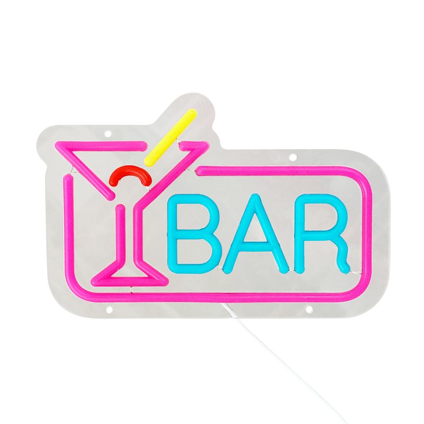 LED Skilt - Cocktail Bar