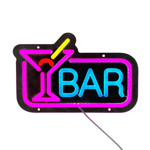 LED-Schild – Cocktailbar