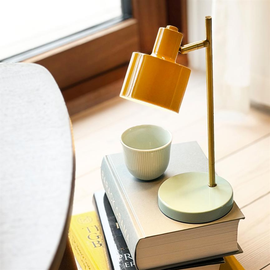 Ocean LED Mini Tischlampe Curry/Türkis