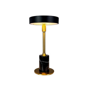 Starlight LED Mini Wiederaufladbare Tischlampe - Marmor/Schwarz
