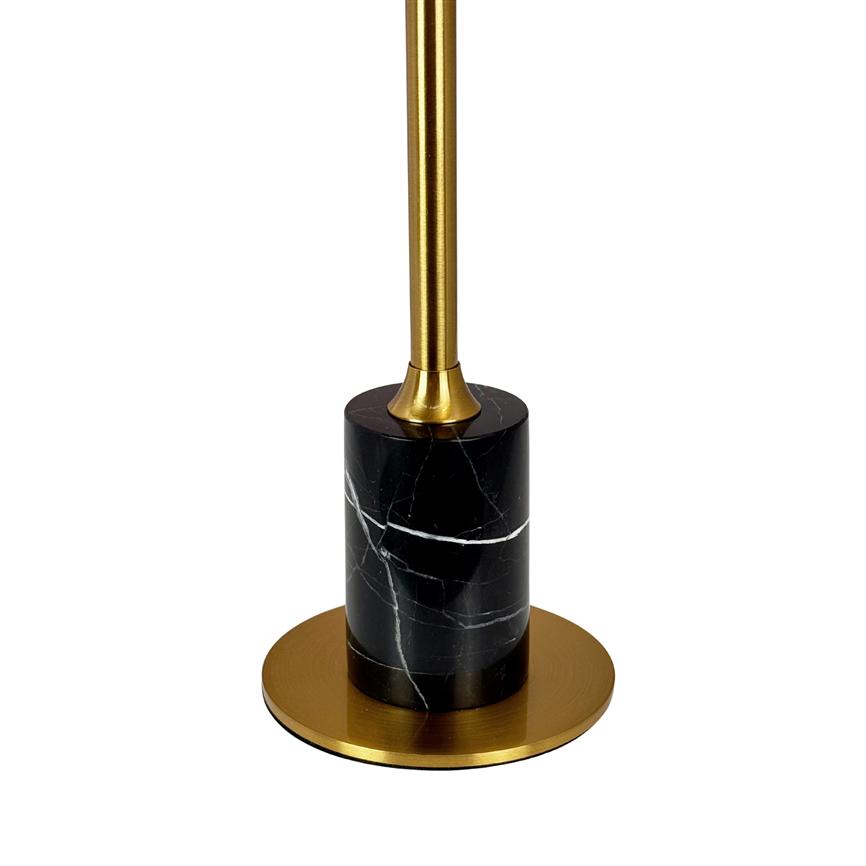 Starlight LED Mini Genopladelig Bordlampe Sort Marmor - Sort