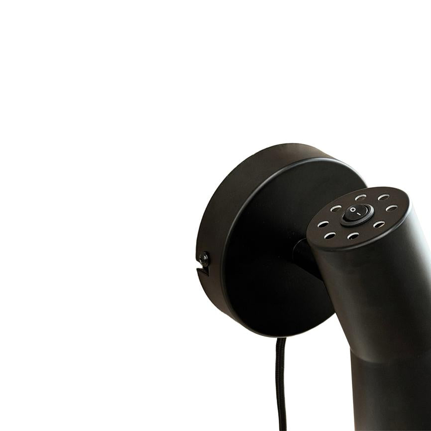DL12 Væglampe - Sort
