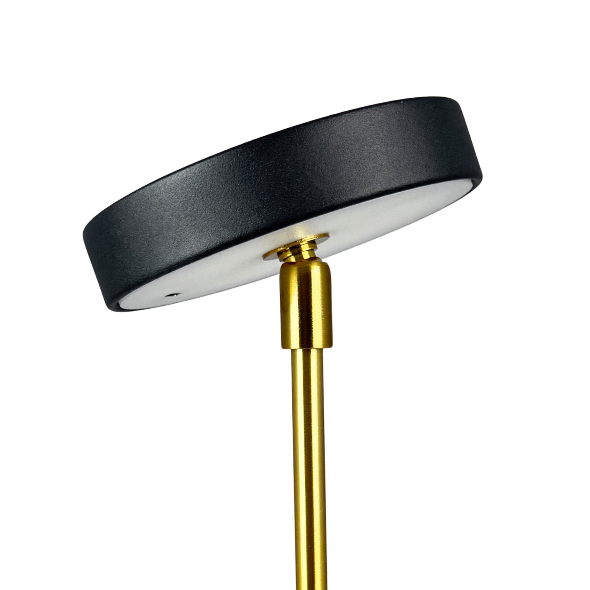 Moonlight LED Mini Wiederaufladbare Tischlampe - Schwarz/Marmor