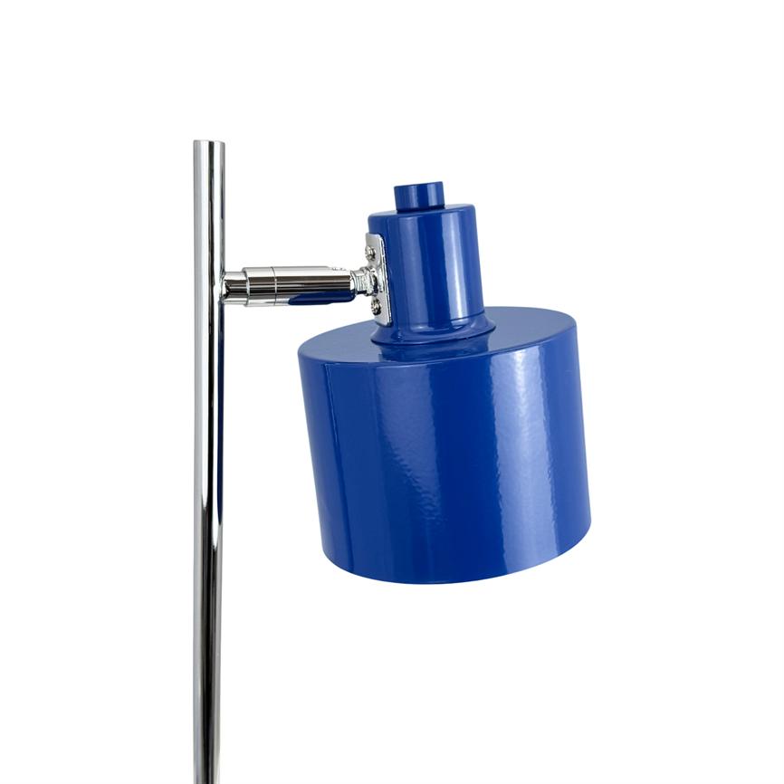 Ocean Tischlampe – Blau/Chrom