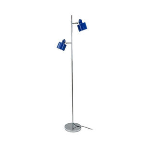 Ocean Stehleuchte – Blau/Chrom