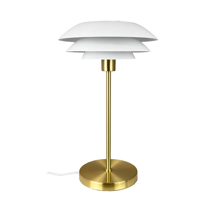 DL31 Tischlampe - Weiß/Messing