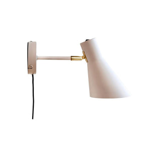 DL12 Væglampe - Beige/ Messing