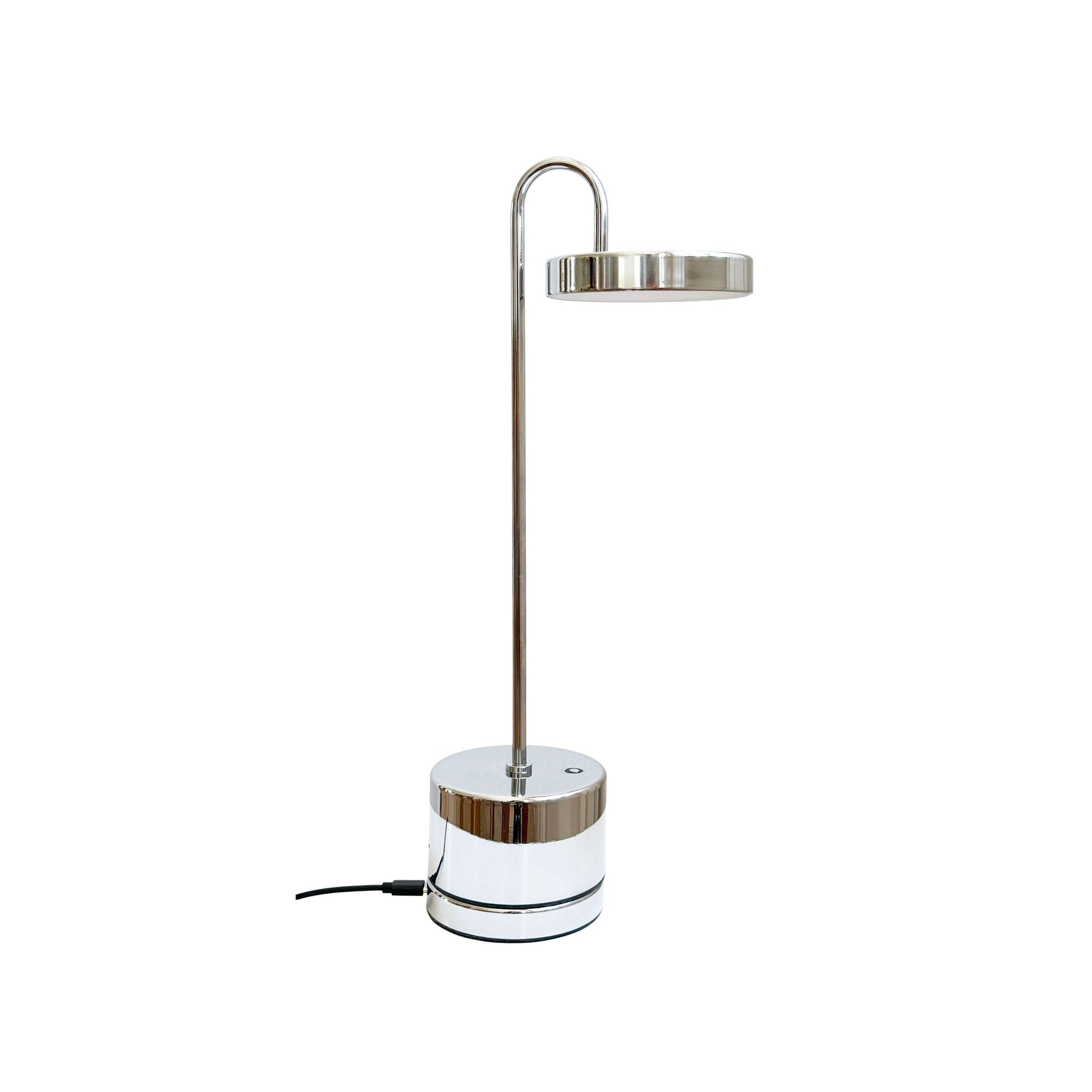MooveLIGHT Bordlampe Inkl. Trådløs Oplader - Krom